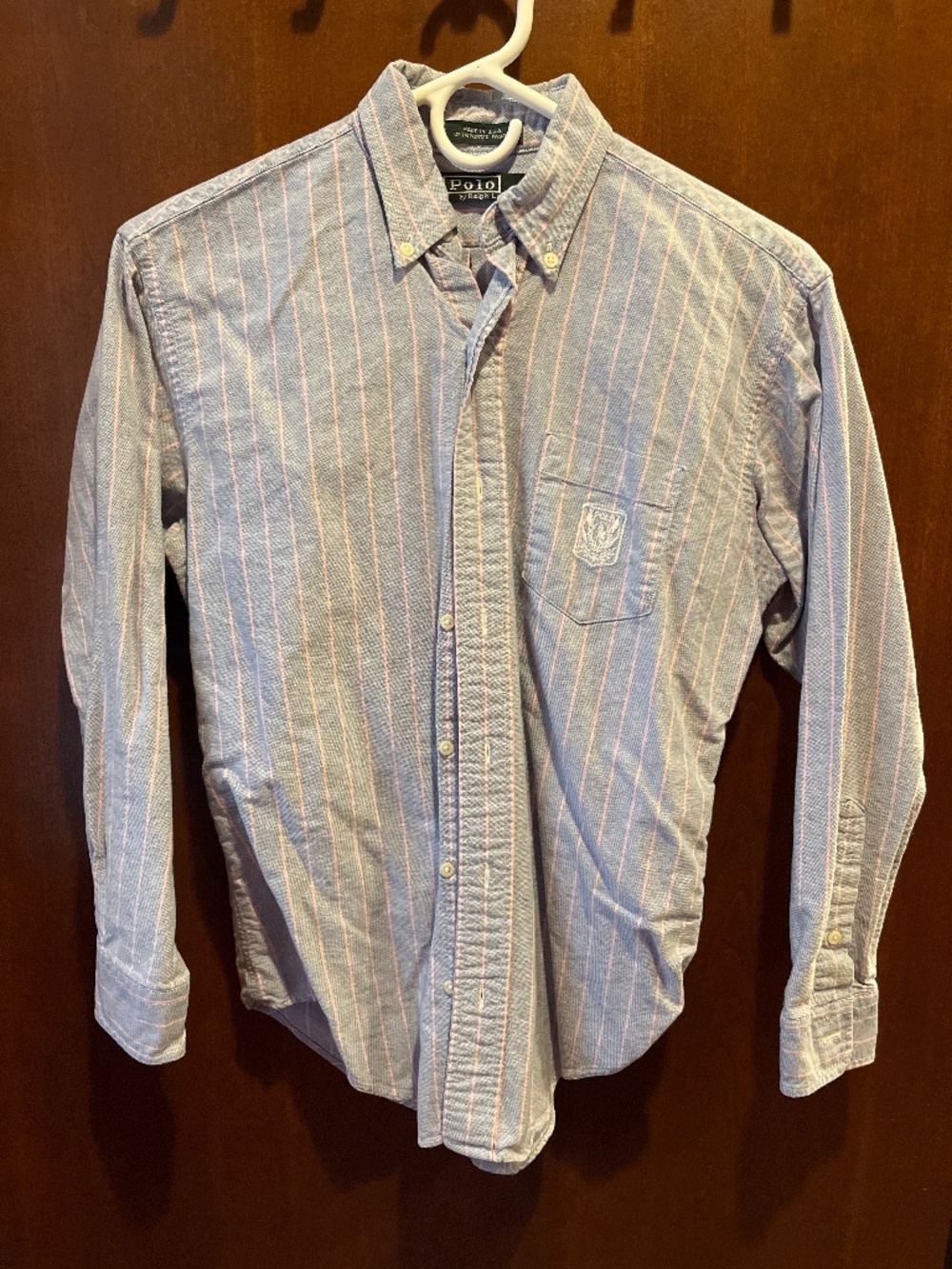 Polo Ralph Lauren button down long sleeve shirt, size 14 boys